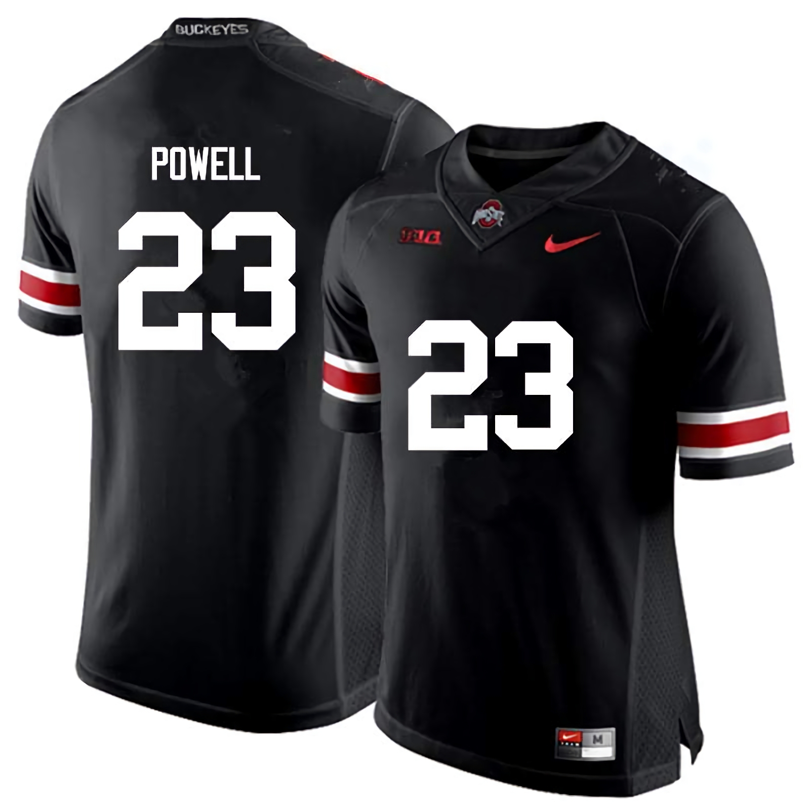 Tyvis Powell Ohio State Buckeyes Men's NCAA #23 Nike Black College Stitched Football Jersey TGP3056VK